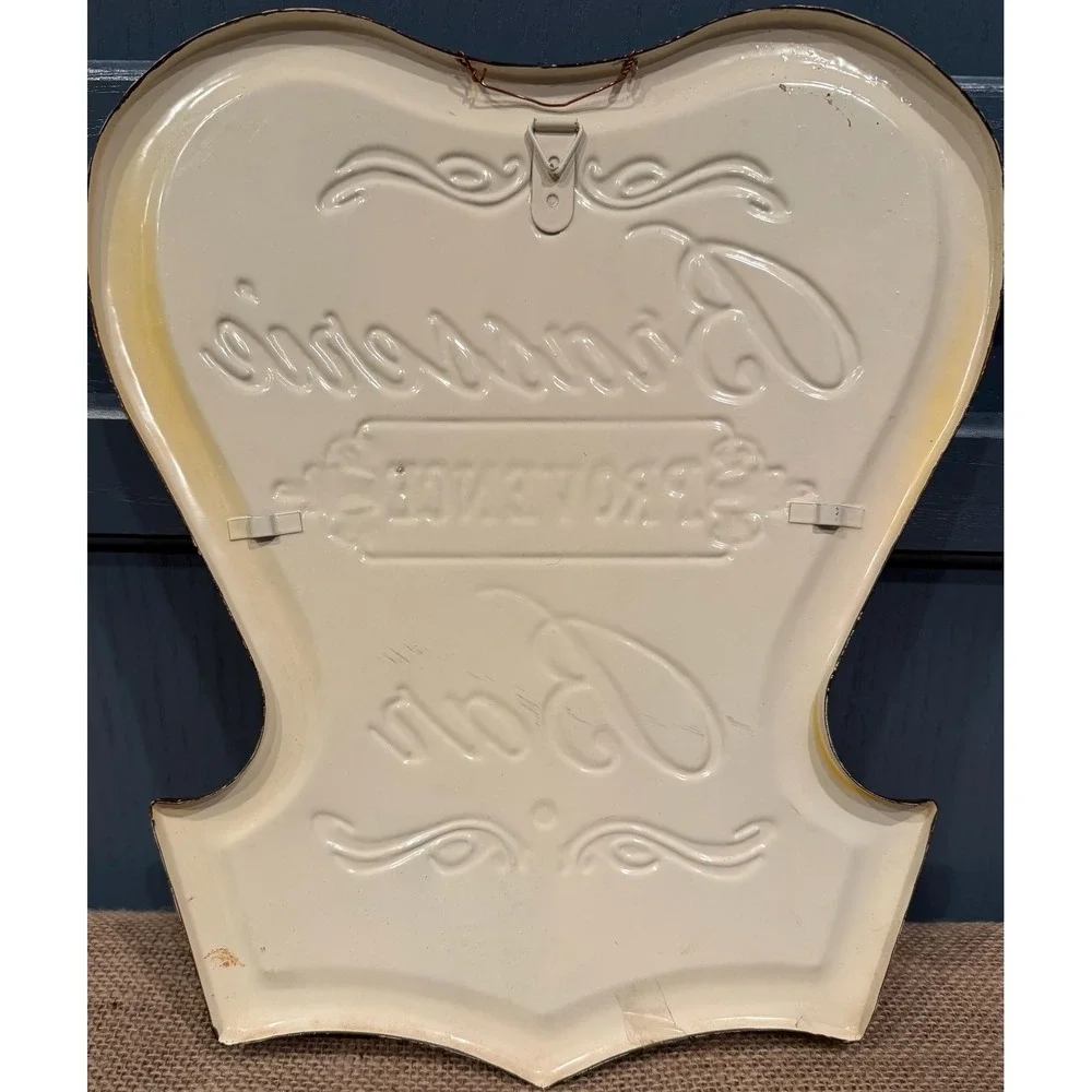 Vintage Metal Brasserie Provence Bar Sign 10x12